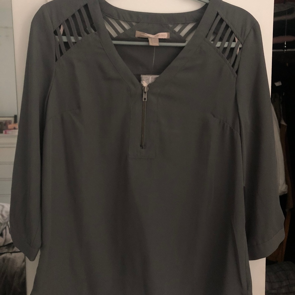 Forever 21 Dark Gray Blouse
